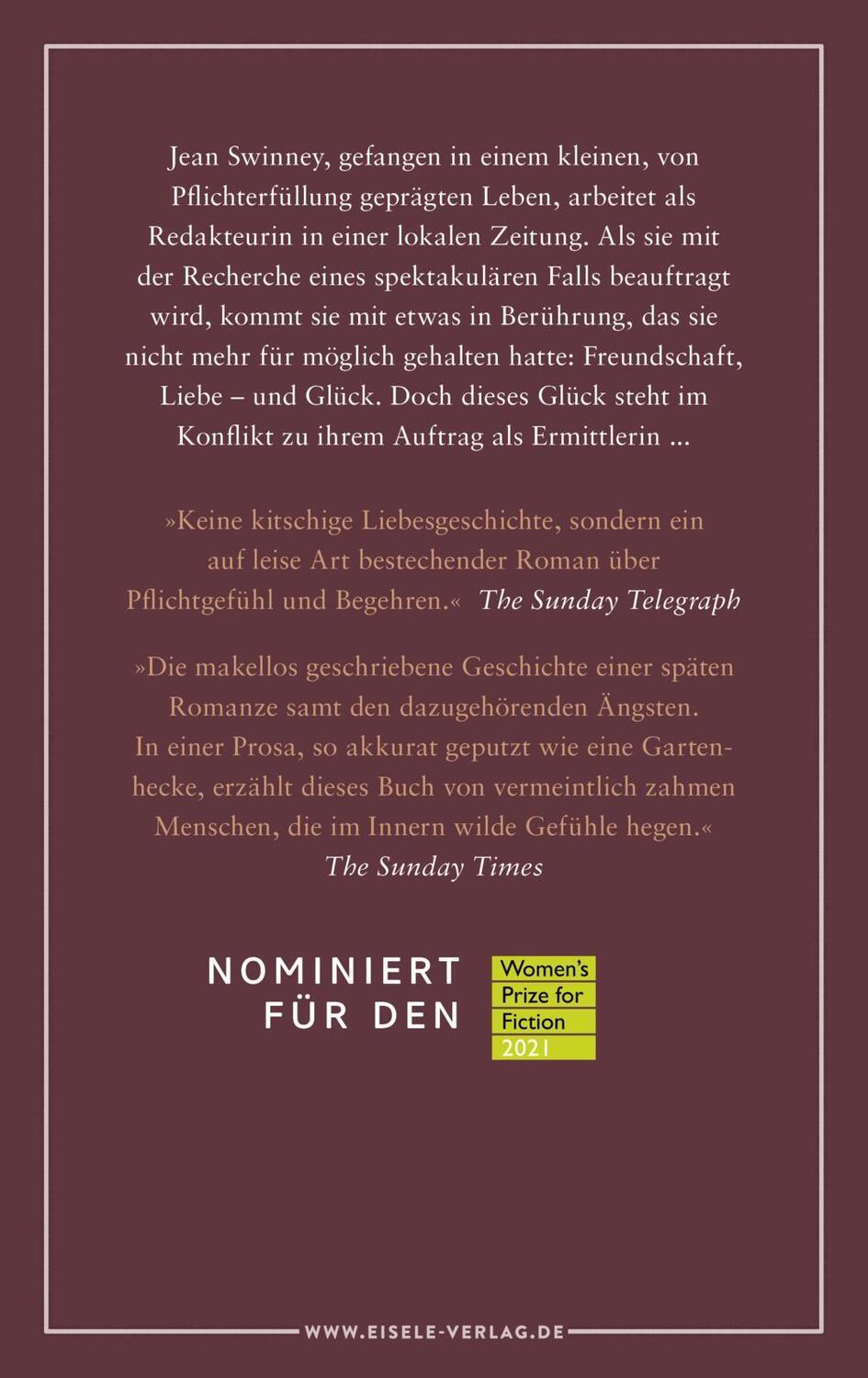 Rückseite: 9783961611164 | Kleine Freuden | Clare Chambers | Buch | 432 S. | Deutsch | 2021