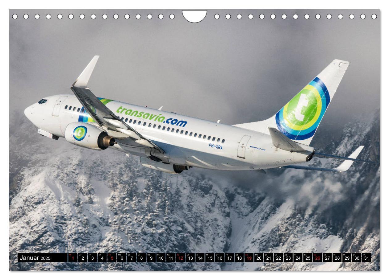 Bild: 9783435186457 | Flugzeugkalender (Wandkalender 2025 DIN A4 quer), CALVENDO...