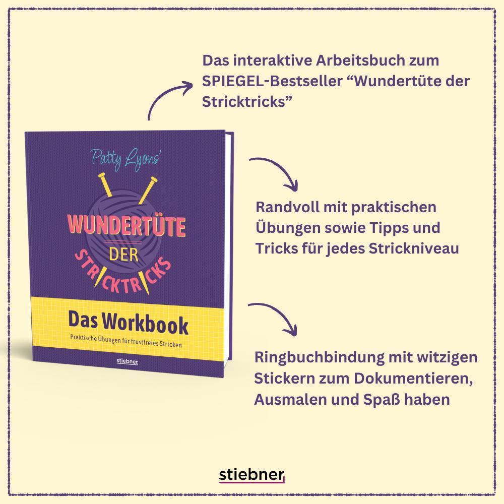 Bild: 9783830721635 | Patty Lyons' Wundertüte der Stricktricks - Das Workbook | Patty Lyons