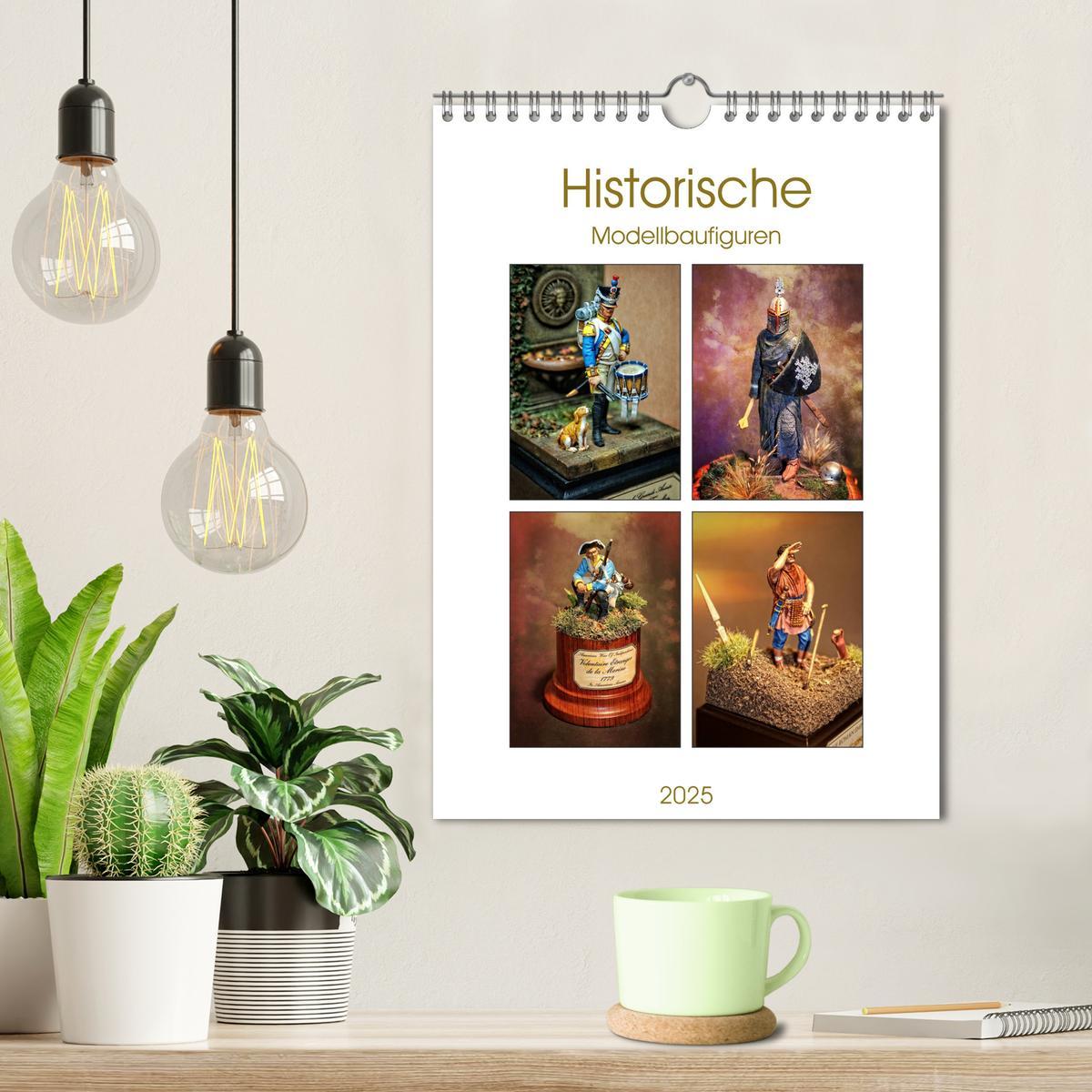 Bild: 9783457038581 | Historische Modellbaufiguren 2025 (Wandkalender 2025 DIN A4 hoch),...