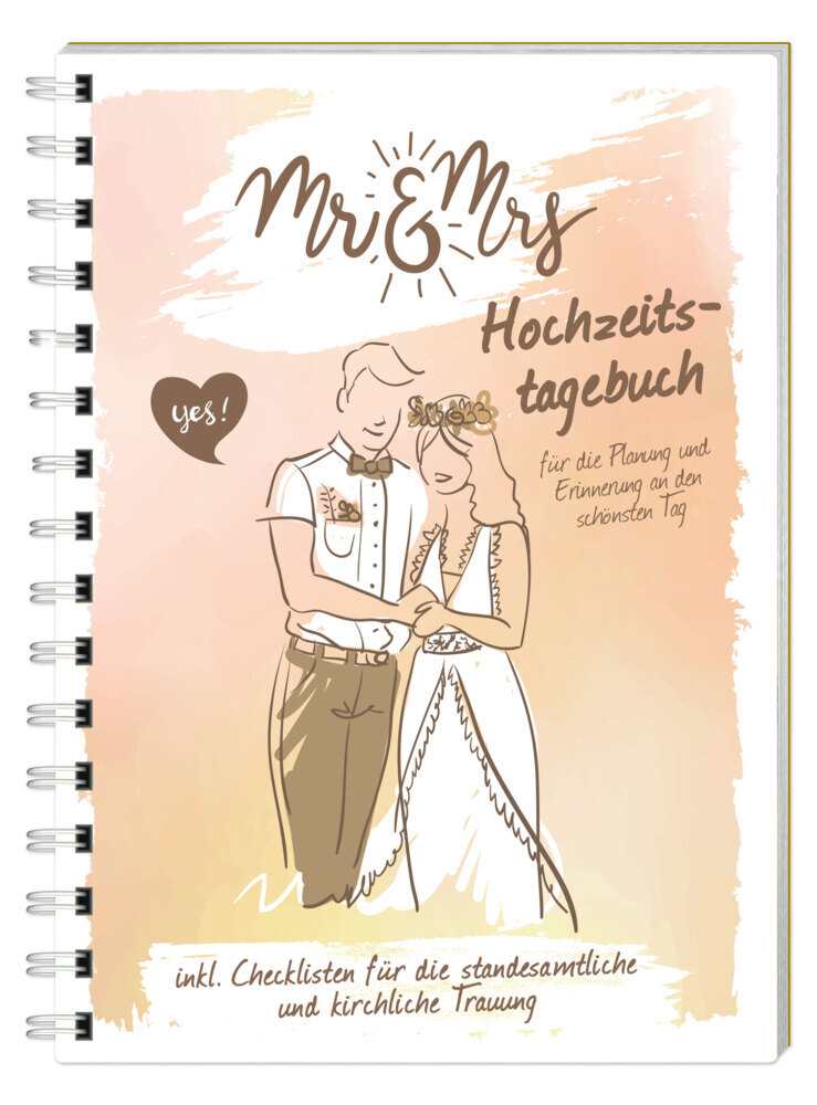 Cover: 9783961310388 | Hochzeitstagebuch "Mr und Mrs" | Taschenbuch | 146 S. | Deutsch | 2017