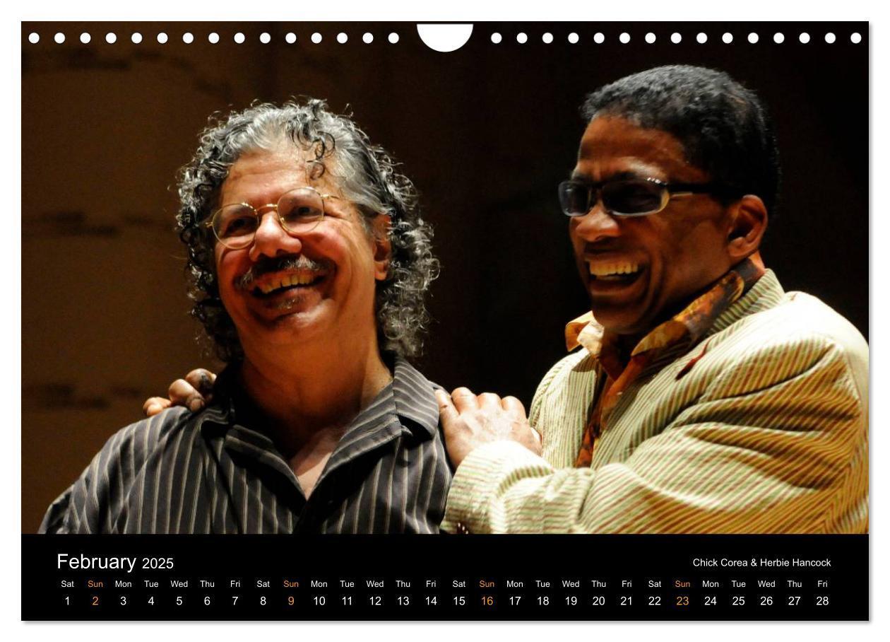 Bild: 9781325994519 | Jazz Pianists 2025 (Wall Calendar 2025 DIN A4 landscape), CALVENDO...