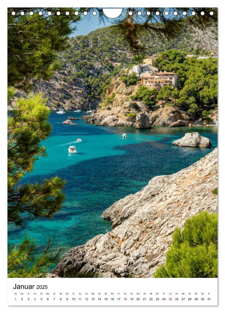 Bild: 9783435972401 | Mallorca - Insel des Glücks (Wandkalender 2025 DIN A4 hoch),...