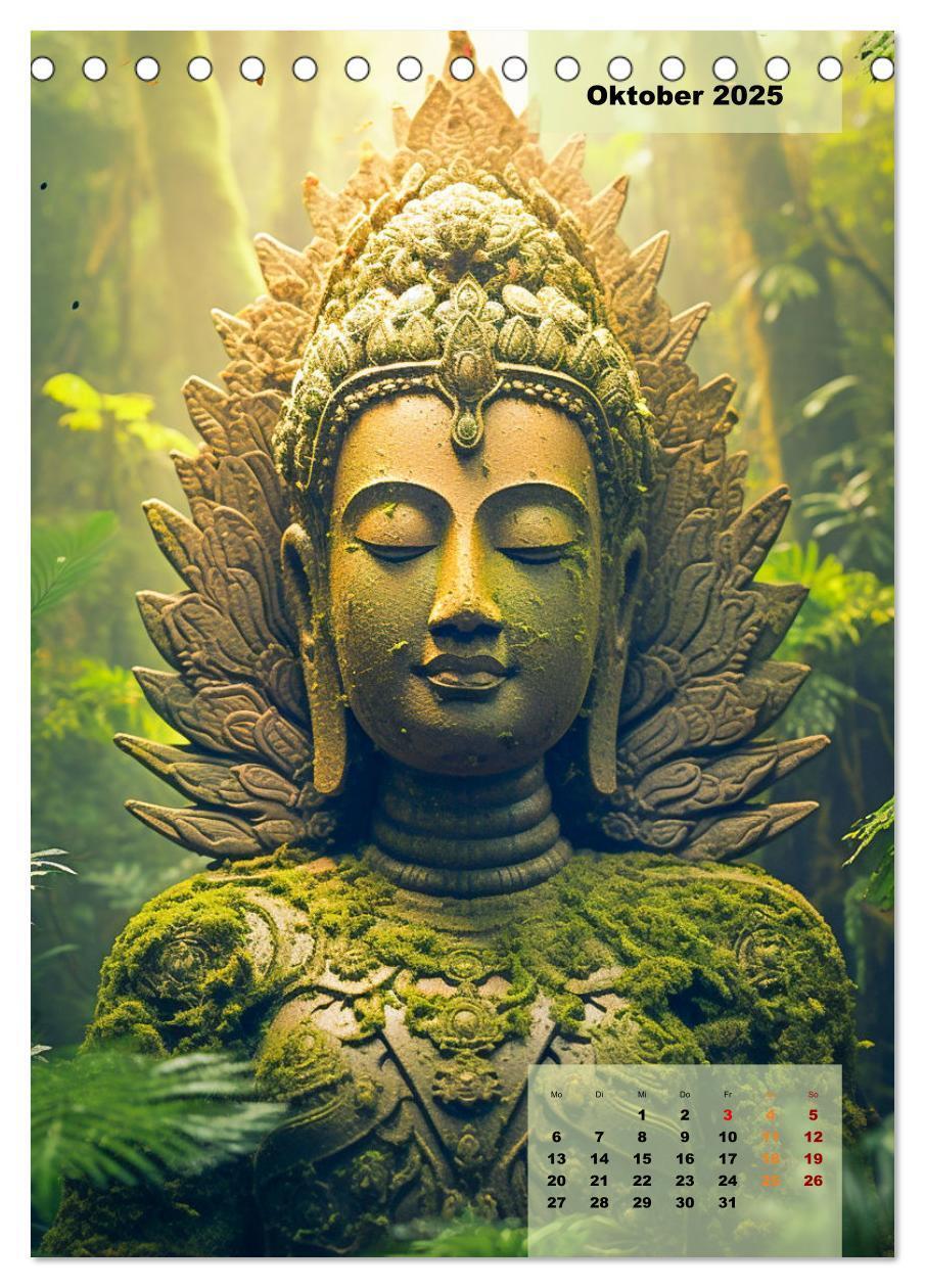 Bild: 9783435858088 | Jade Buddha - Finde die innere Mitte (Tischkalender 2025 DIN A5...