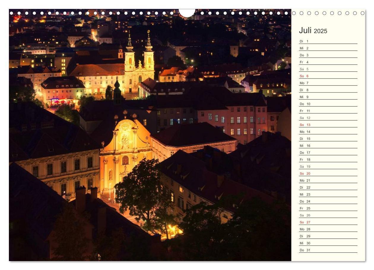 Bild: 9783435524471 | Graz - Metropole der Steiermark (Wandkalender 2025 DIN A3 quer),...