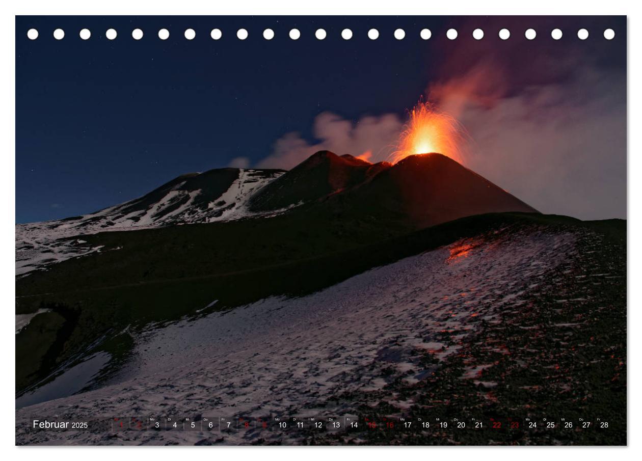 Bild: 9783435435296 | Vulkane - Magma, Lava, Eruptionen (Tischkalender 2025 DIN A5 quer),...