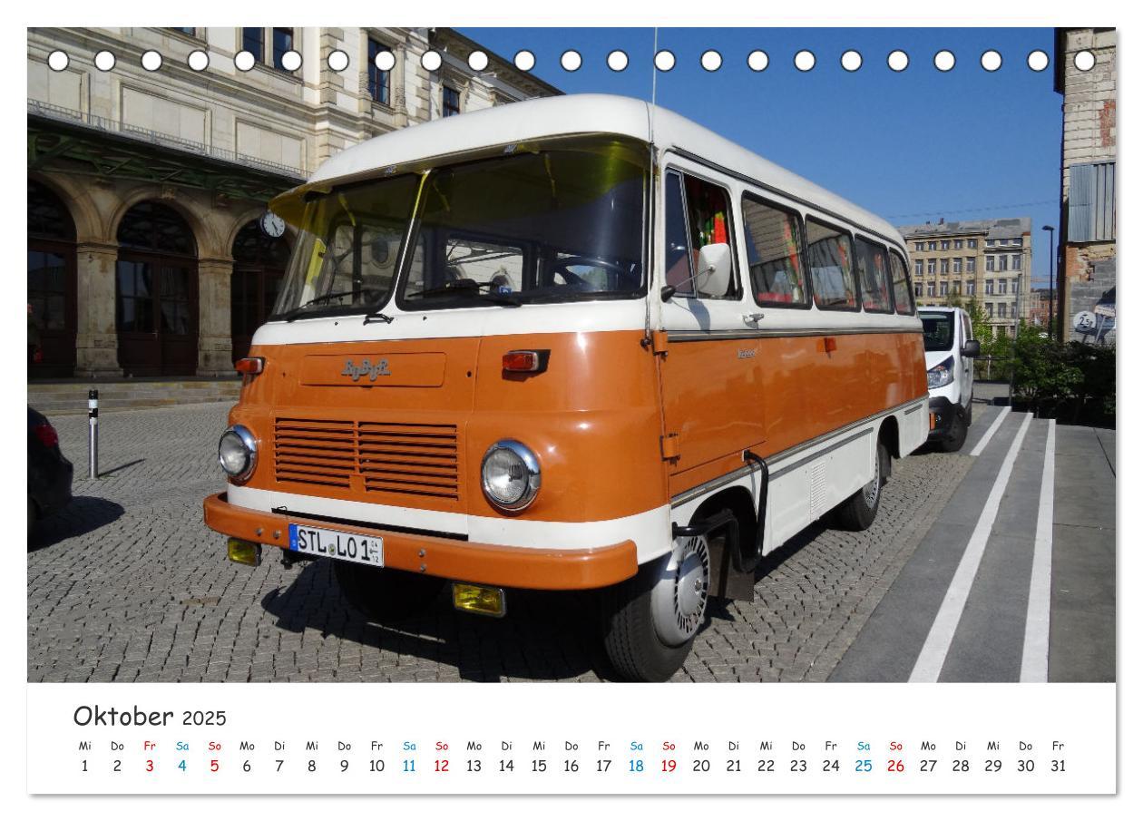 Bild: 9783435076420 | Omnibusse von heute und früher (Tischkalender 2025 DIN A5 quer),...