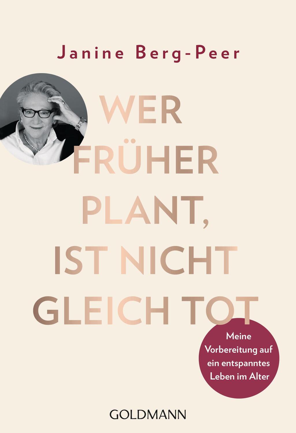 Cover: 9783442142408 | Wer früher plant, ist nicht gleich tot | Janine Berg-Peer | Buch