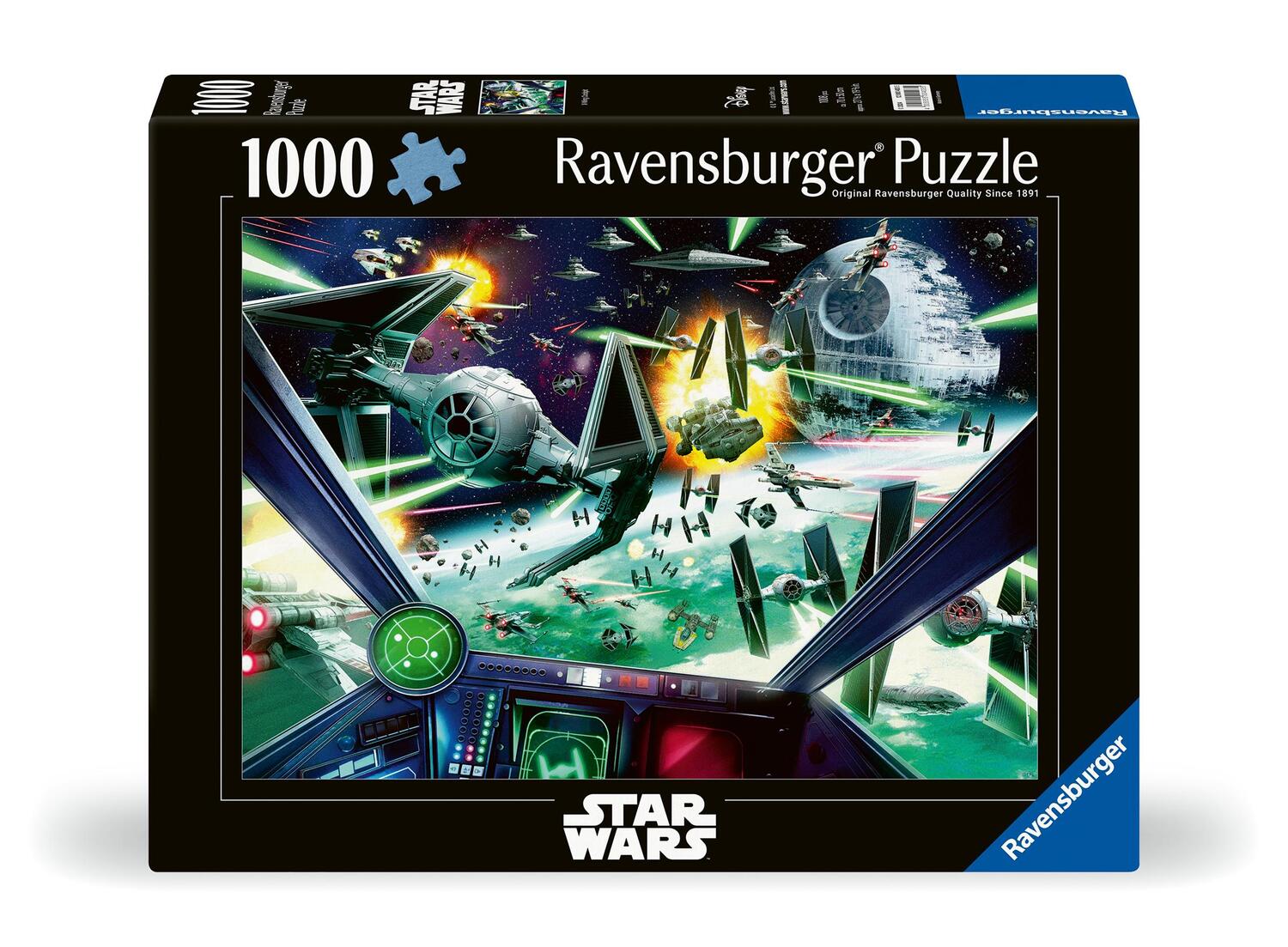 Cover: 4005555004035 | Ravensburger Puzzle 12000403 - Star Wars: X-Wing Cockpit - 1000...