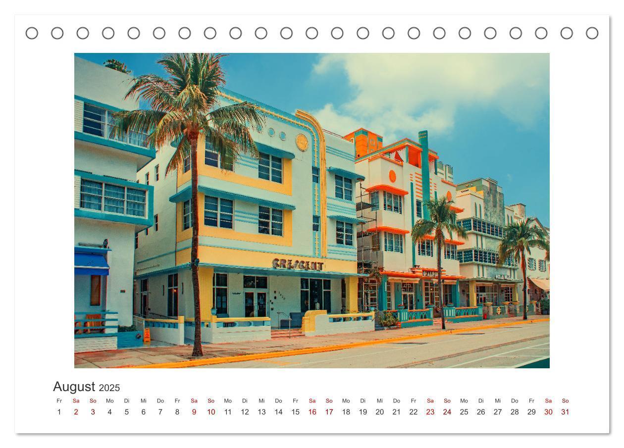 Bild: 9783457152690 | Miami - pulsierende Metropole (Tischkalender 2025 DIN A5 quer),...