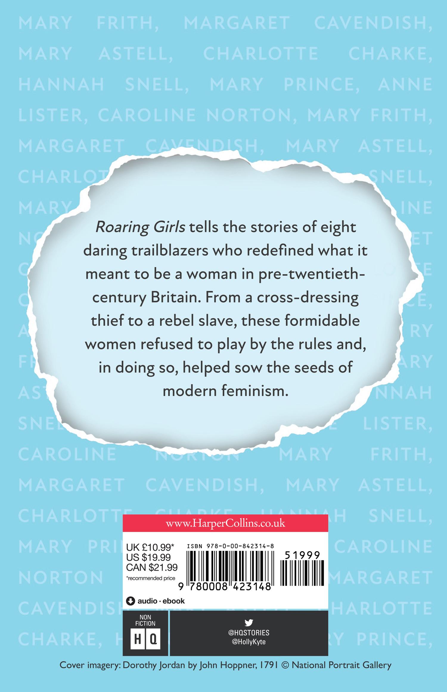 Rückseite: 9780008423148 | Roaring Girls | The Extraordinary Lives of History's Unsung Heroines