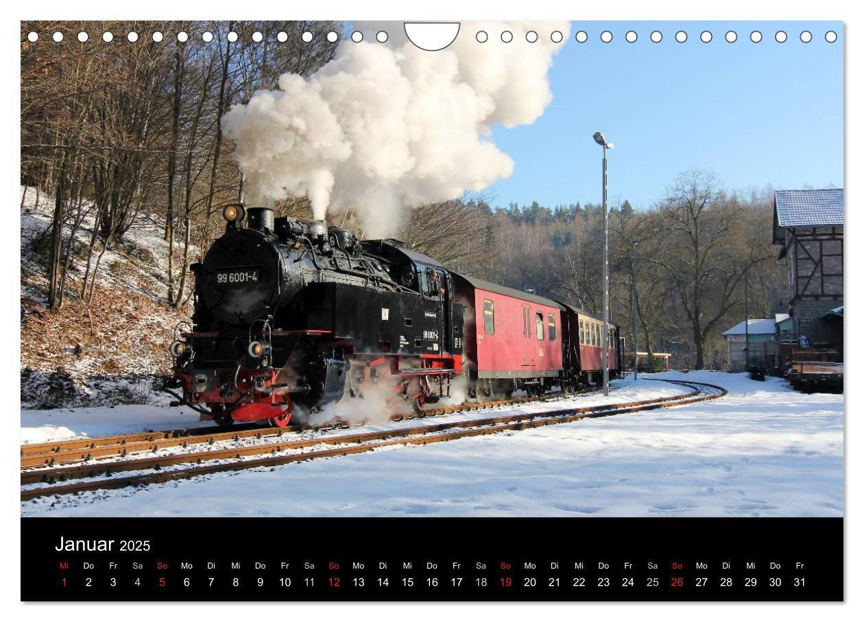 Bild: 9783435823239 | Dampfbahnromantik auf schmaler Spur (Wandkalender 2025 DIN A4...