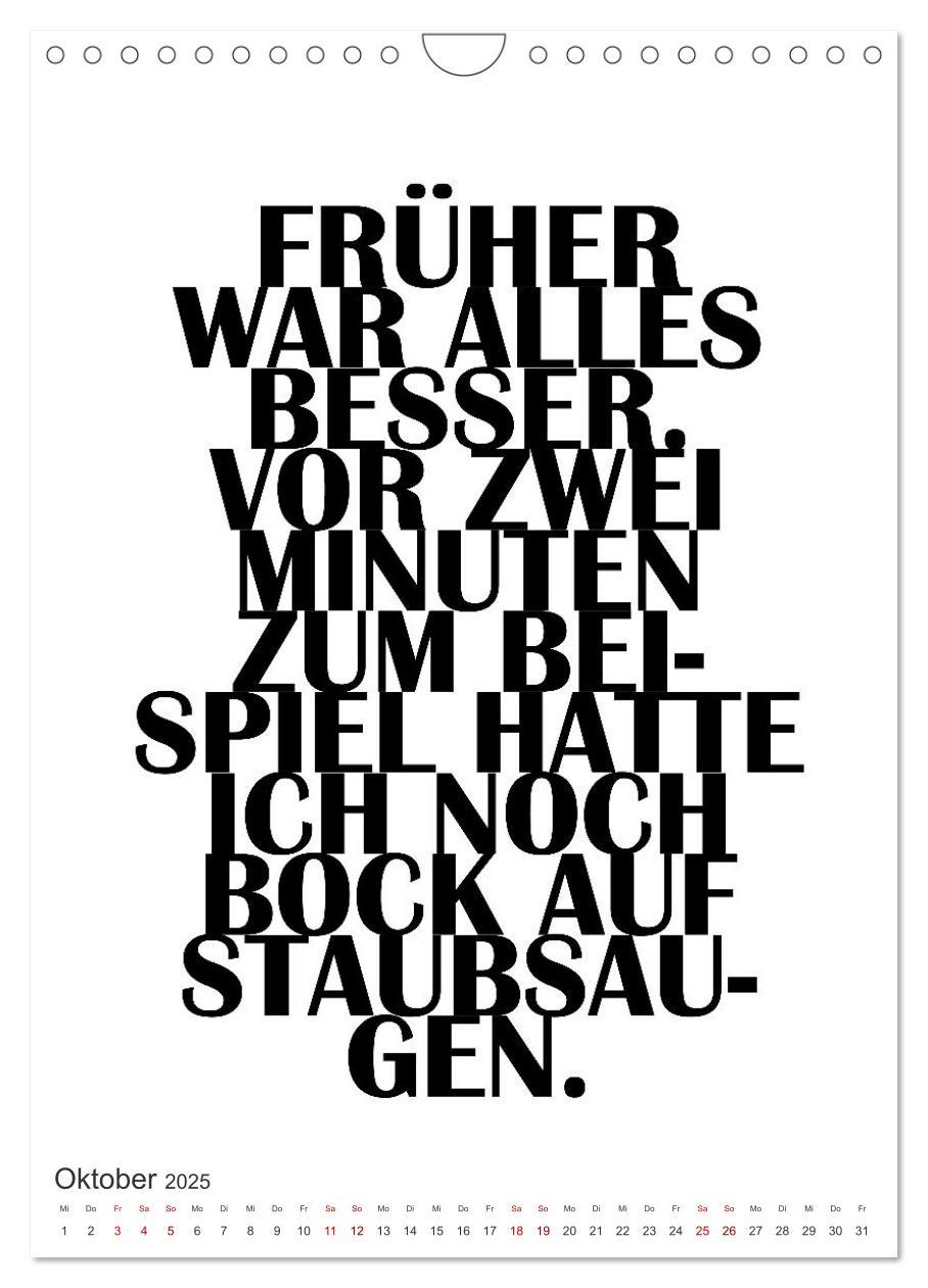 Bild: 9783435848584 | Und täglich grüßt die Hausarbeit (Wandkalender 2025 DIN A4 hoch),...