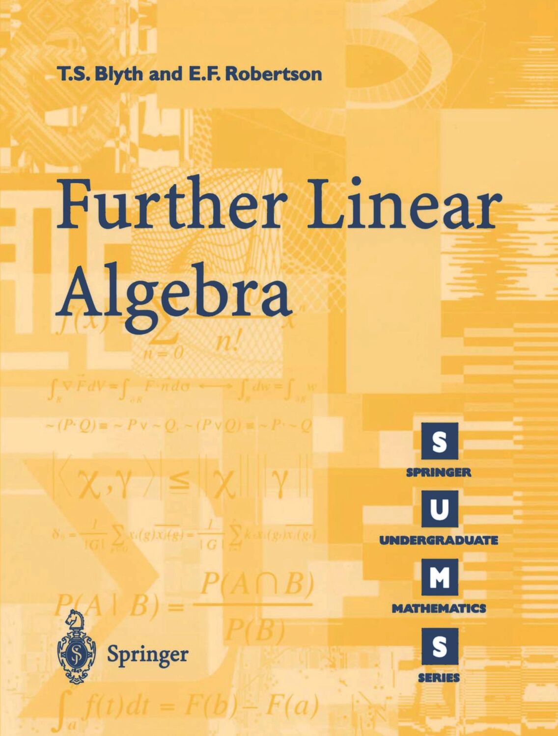 Cover: 9781852334253 | Further Linear Algebra | E F. Robertson (u. a.) | Taschenbuch | vii