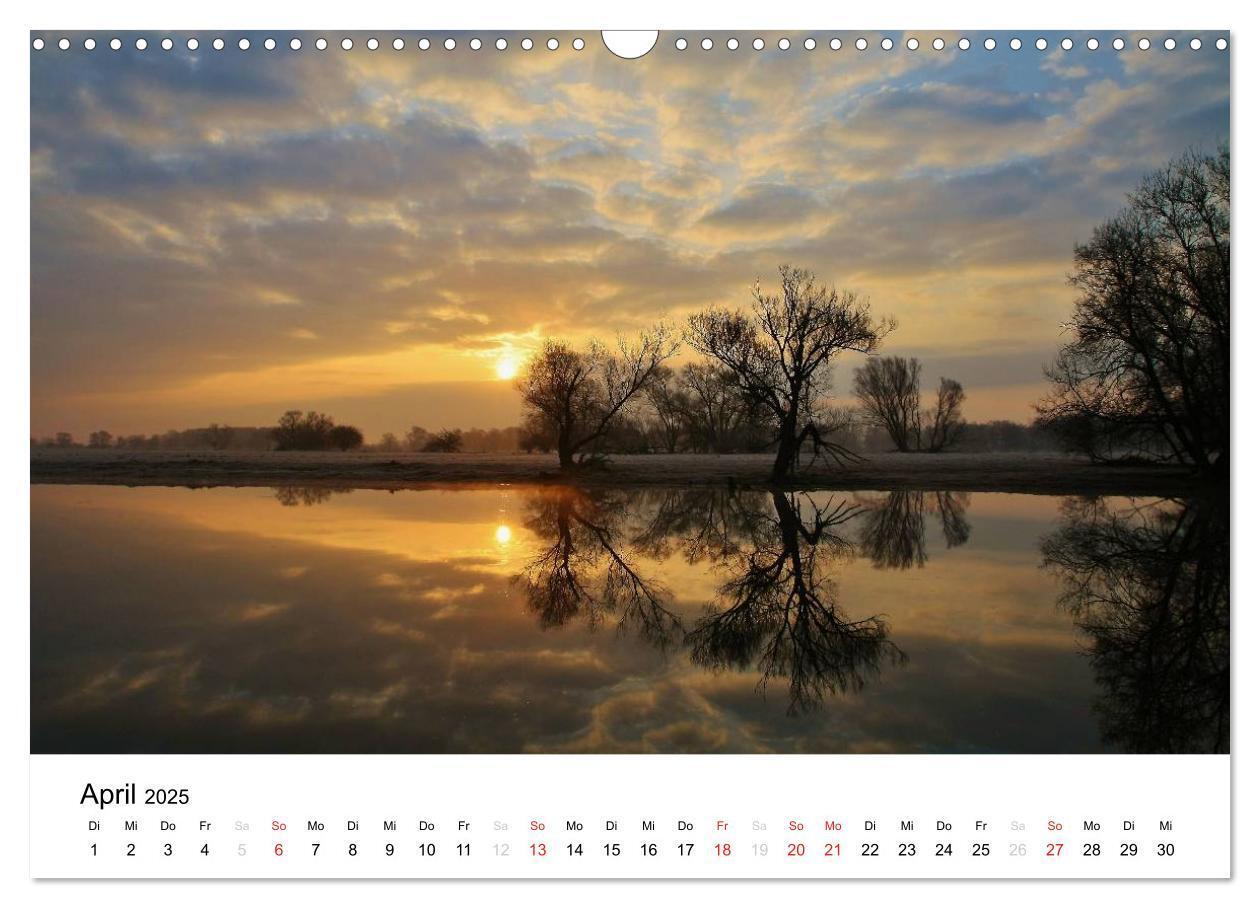 Bild: 9783435760015 | Morgenstimmungen 2025 (Wandkalender 2025 DIN A3 quer), CALVENDO...