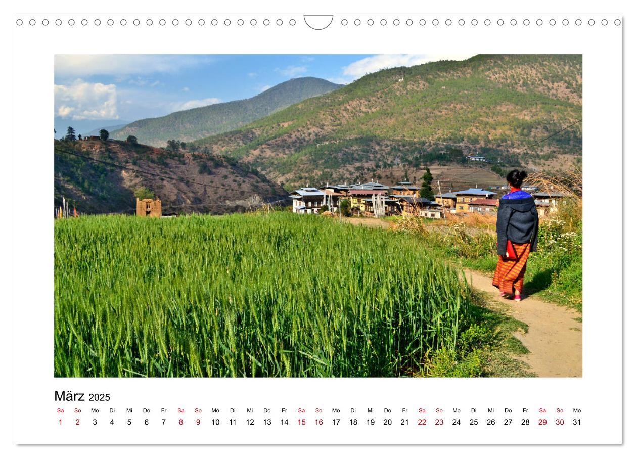 Bild: 9783435127290 | Bhutan ¿ Berge, Buddhismus &amp; Bruttonationalglück (Wandkalender 2025...