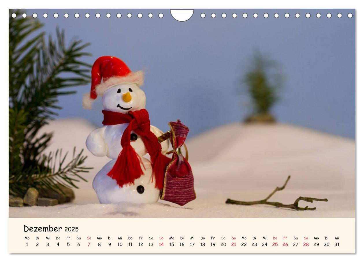 Bild: 9783435812608 | Schneemann des Monats 2025 (Wandkalender 2025 DIN A4 quer),...