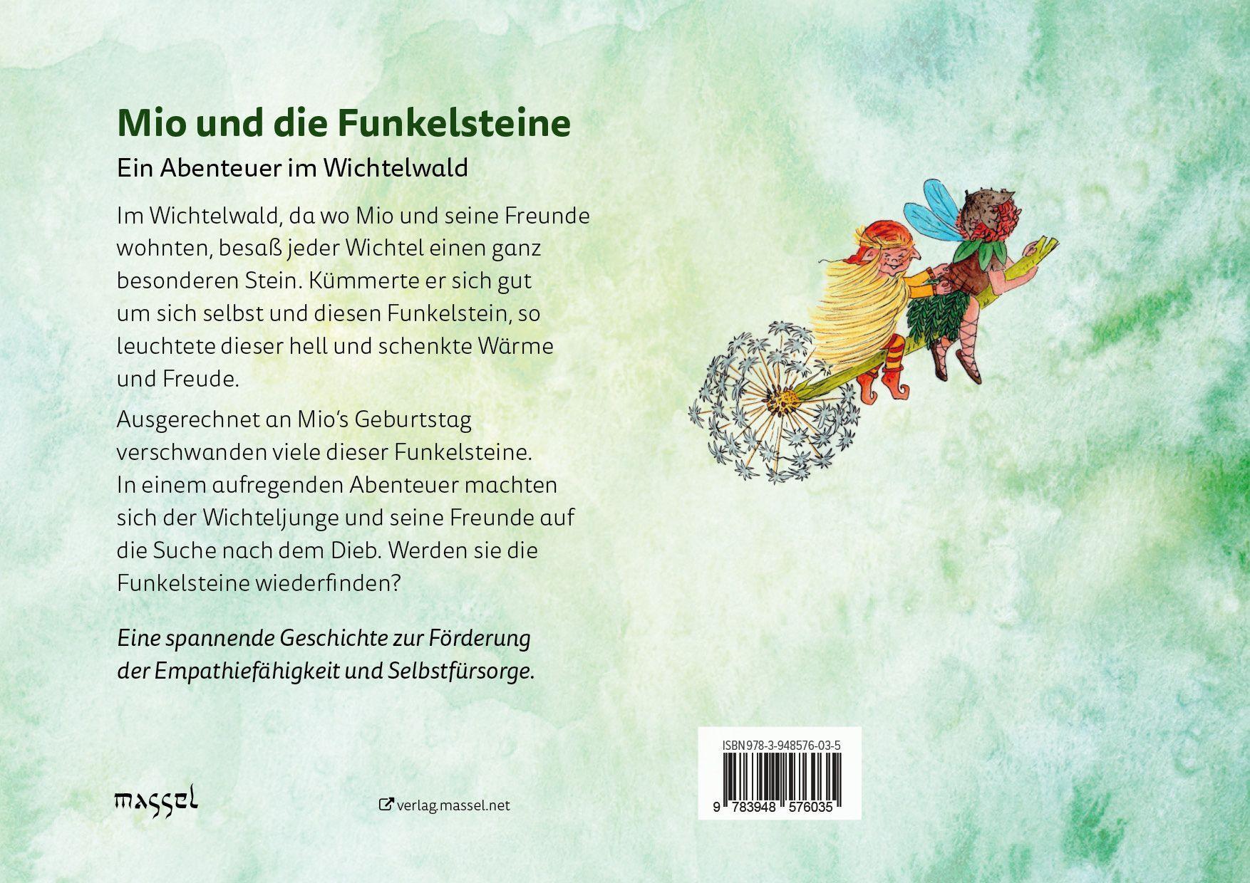 Bild: 9783948576035 | Mio und die Funkelsteine | Ein Abenteuer im Wichtelwald | Buch | 32 S.