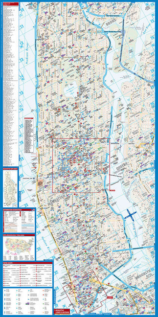 Bild: 9783866093089 | Borch Map Manhattan | (Land-)Karte | Mehrfarbendruck. Gefalzt | Borch