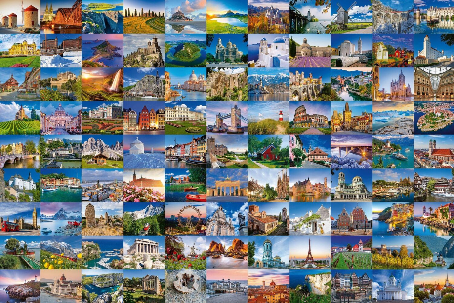 Bild: 4005556170807 | 99 beautiful Places of Europe - Puzzle mit 3000 Teilen | Spiel | 17080