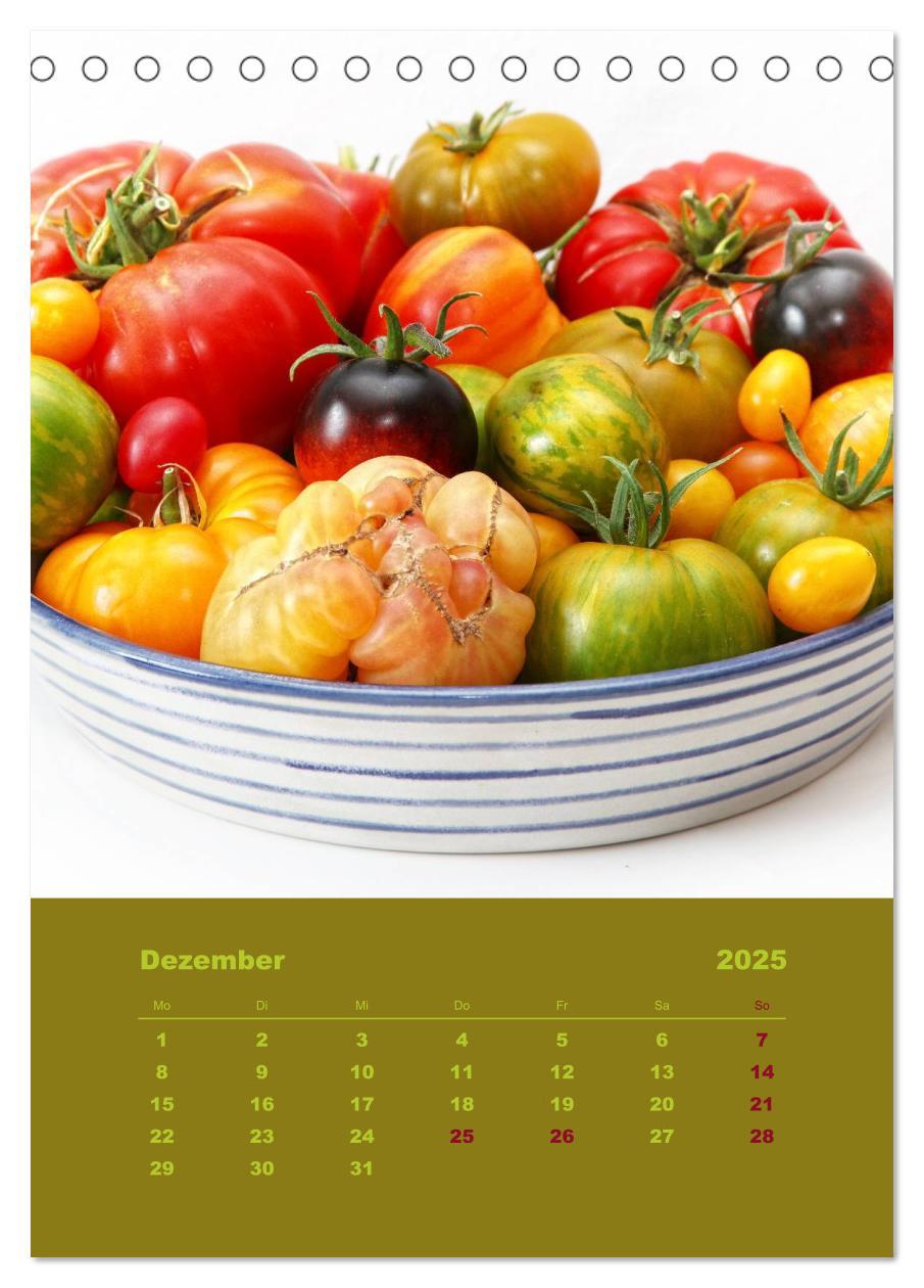 Bild: 9783457054673 | Tomaten - Alles BIO! (Tischkalender 2025 DIN A5 hoch), CALVENDO...