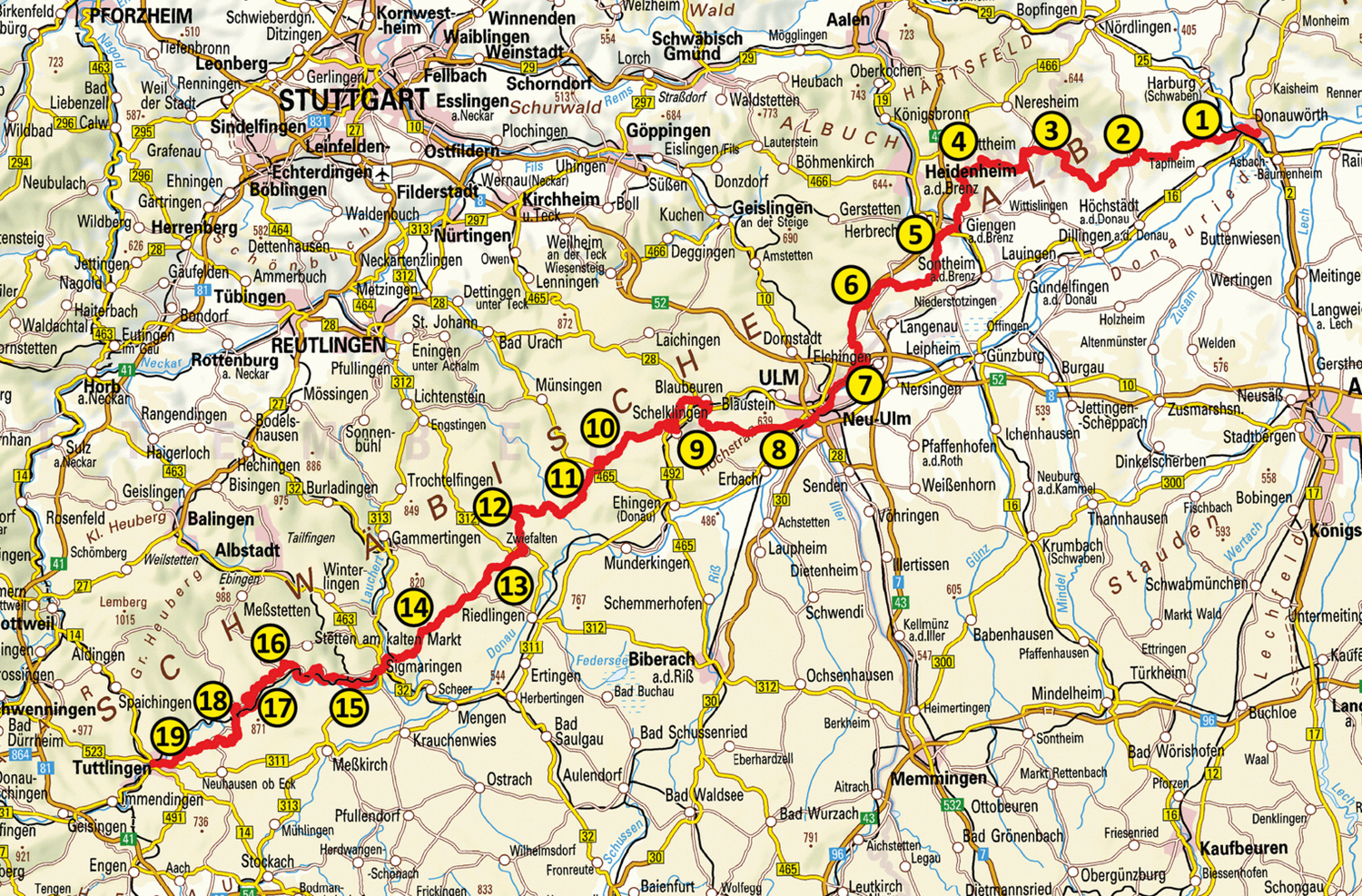 Bild: 9783948860165 | Schwäbische Alb Südrand-Weg HW2 | Michael Gallasch | Taschenbuch