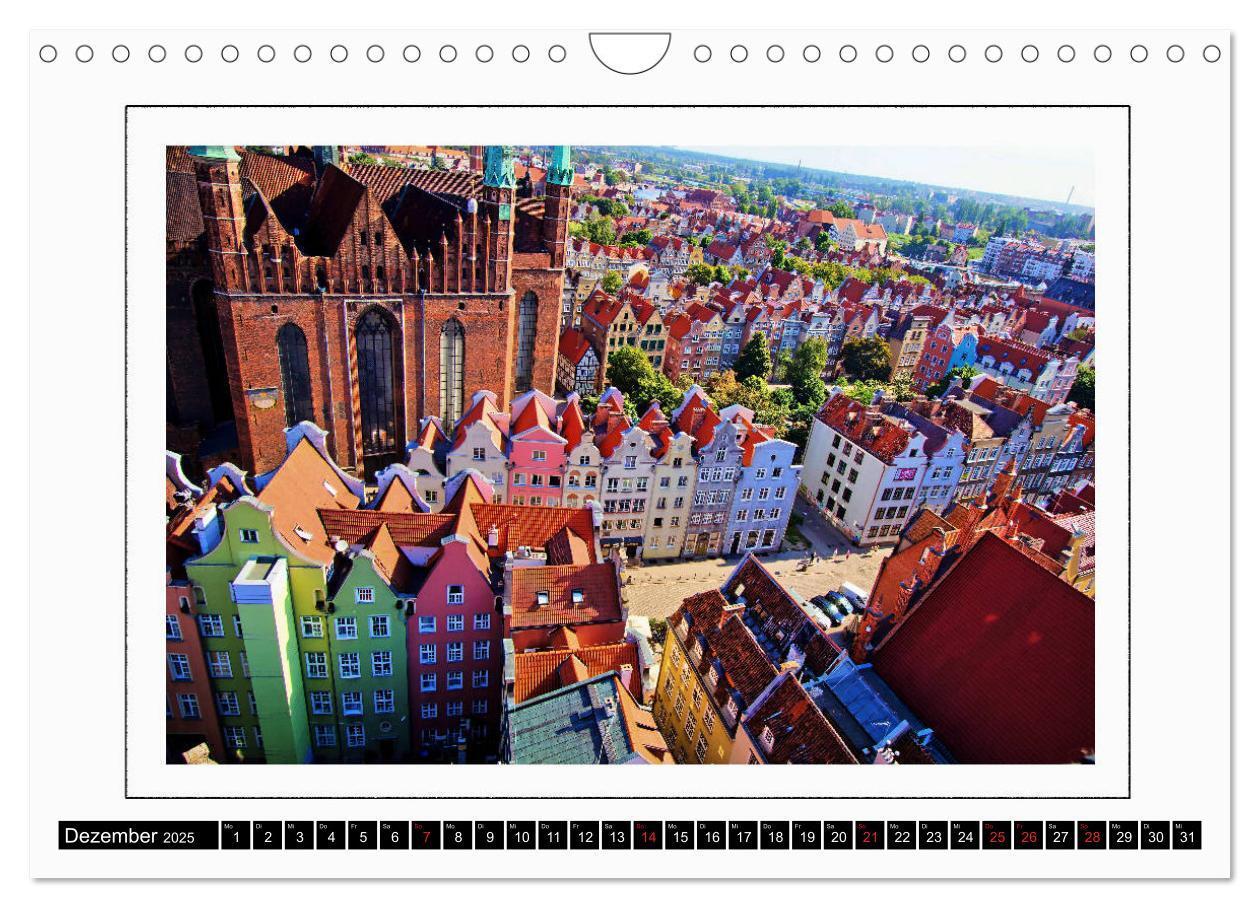 Bild: 9783435665983 | Danzig Gdansk (Wandkalender 2025 DIN A4 quer), CALVENDO Monatskalender