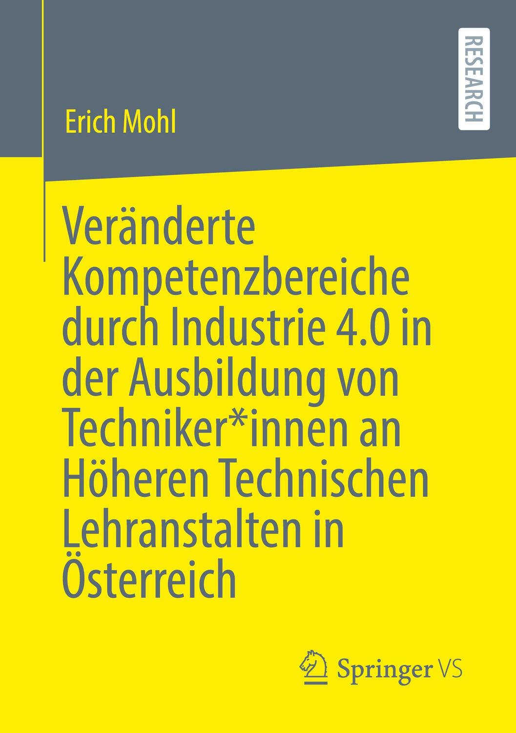 Cover: 9783658363505 | Veränderte Kompetenzbereiche durch Industrie 4.0 in der Ausbildung...