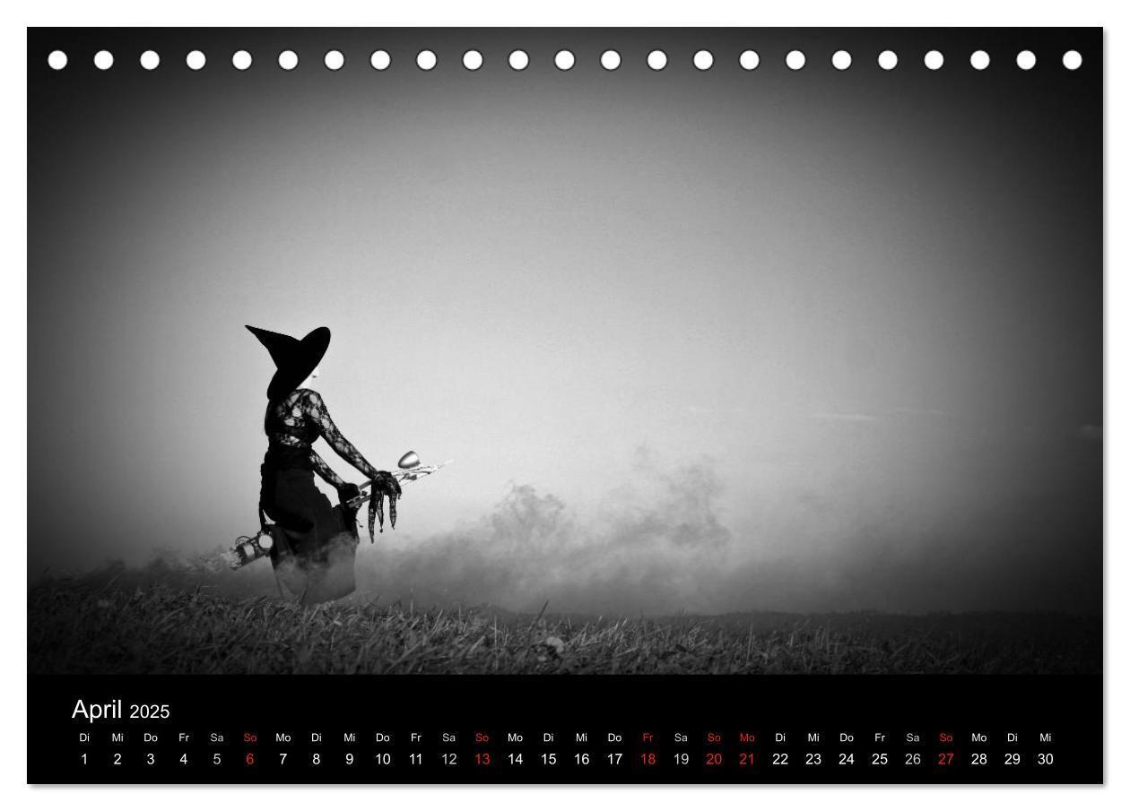 Bild: 9783435779215 | Hexen (Tischkalender 2025 DIN A5 quer), CALVENDO Monatskalender | 2025