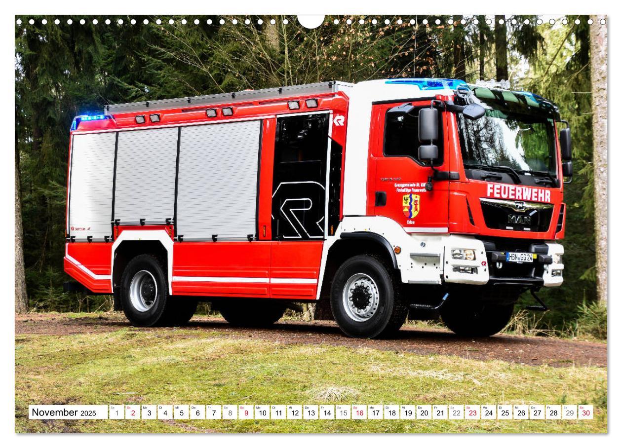 Bild: 9783435337804 | Feuerwehrfahrzeuge (Wandkalender 2025 DIN A3 quer), CALVENDO...