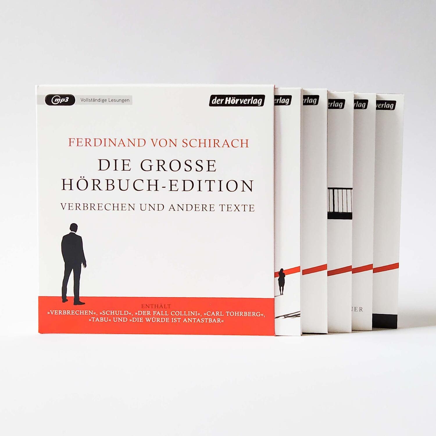 Bild: 9783844523928 | Die große Hörbuch-Edition - Verbrechen und andere Texte | Schirach