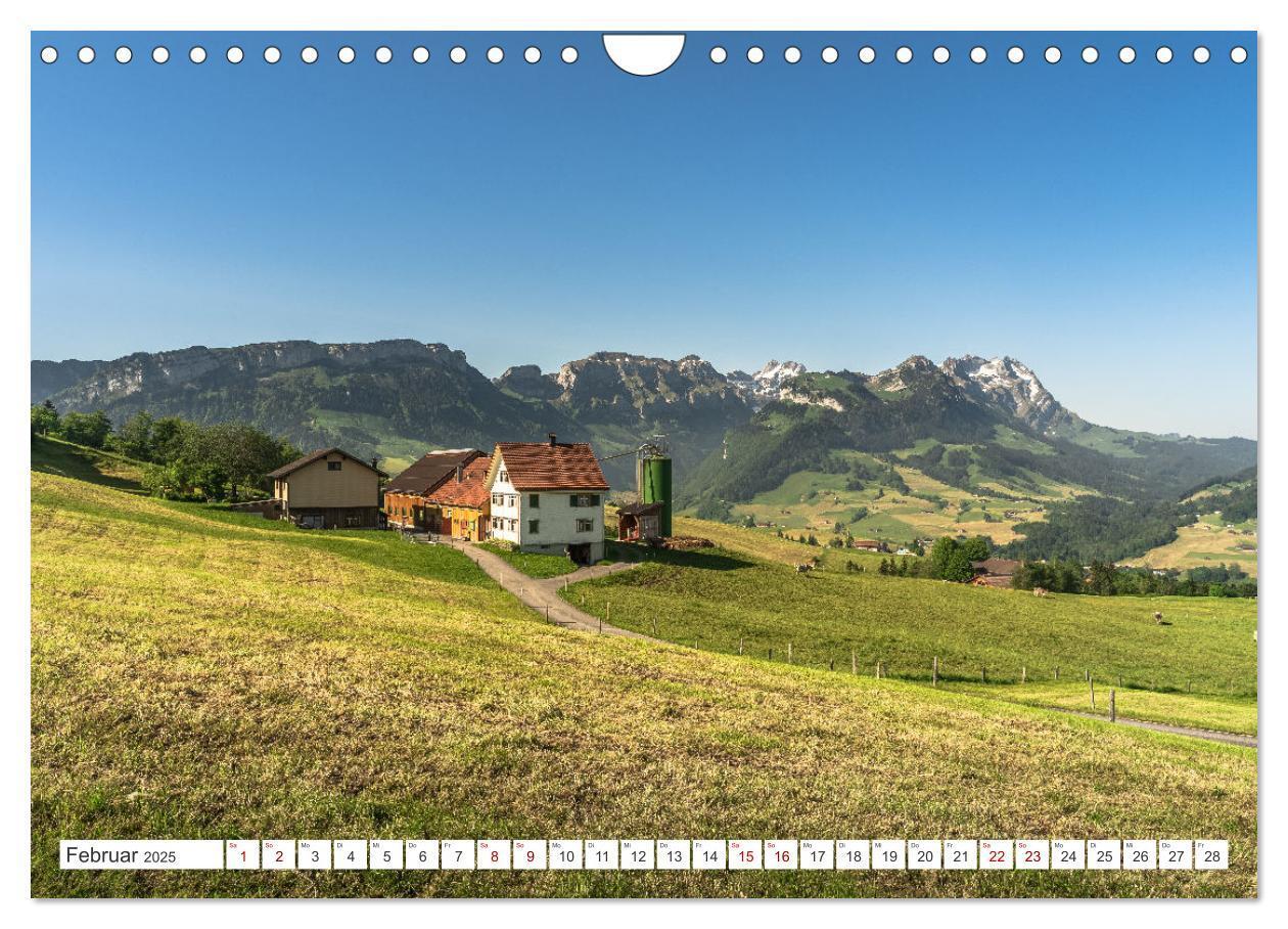 Bild: 9783435651023 | Appenzellerland (Wandkalender 2025 DIN A4 quer), CALVENDO...