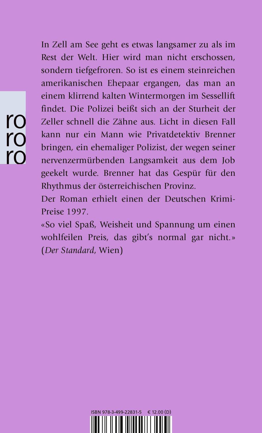 Rückseite: 9783499228315 | Auferstehung der Toten | Wolf Haas | Taschenbuch | 160 S. | Deutsch