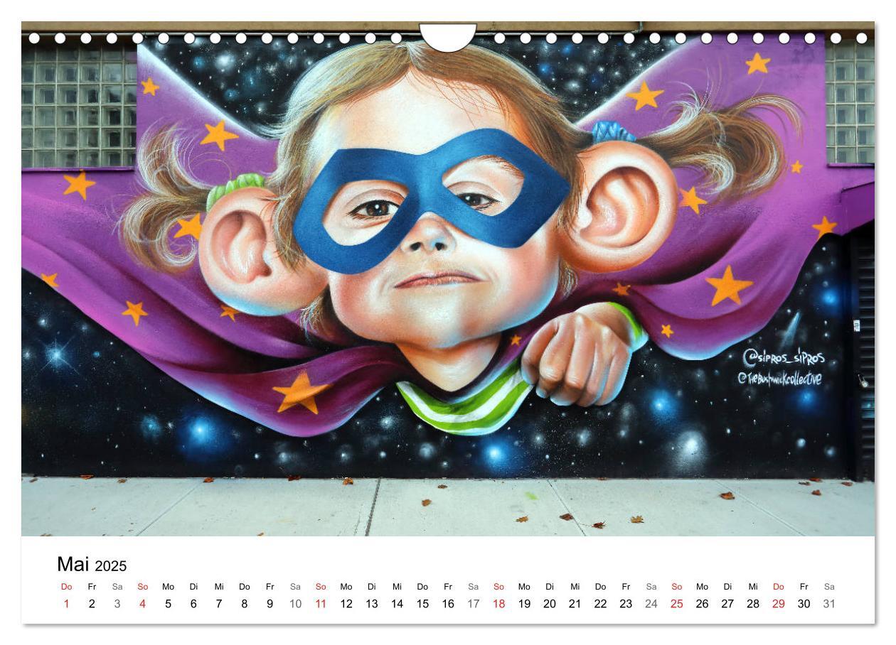 Bild: 9783435257164 | Brooklyn Street Art (Wandkalender 2025 DIN A4 quer), CALVENDO...