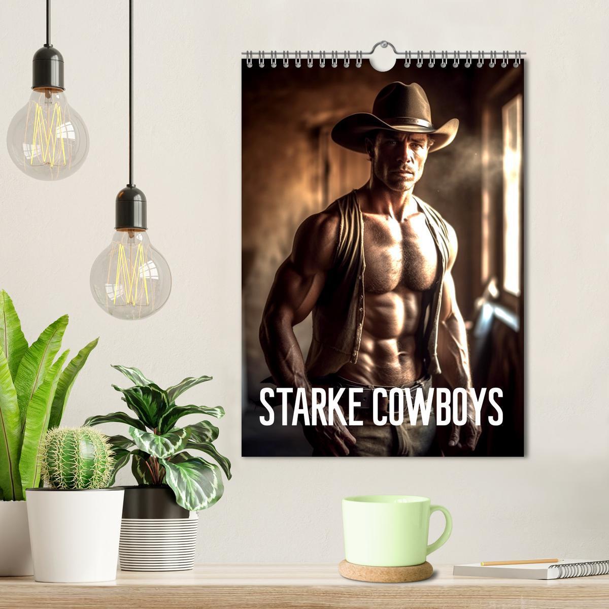 Bild: 9783435872527 | Starke Cowboys (Wandkalender 2025 DIN A4 hoch), CALVENDO...