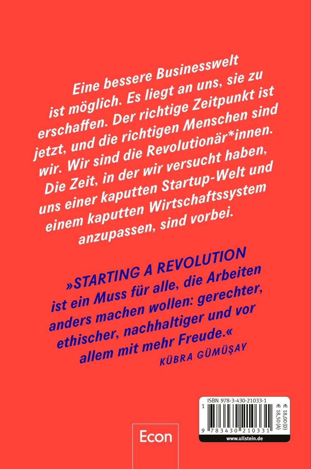 Rückseite: 9783430210331 | Starting a Revolution | Naomi Ryland (u. a.) | Taschenbuch | 208 S.