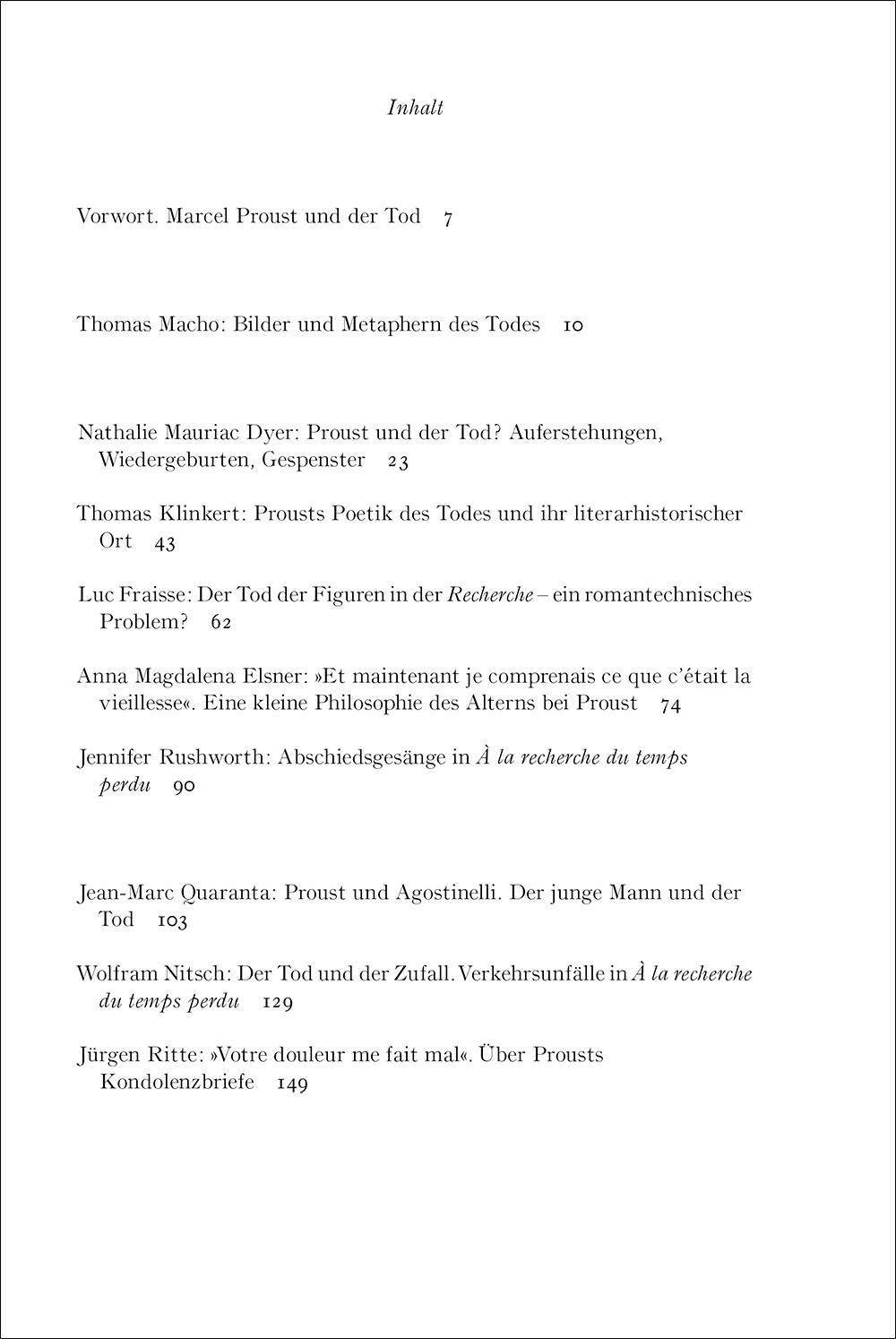 Bild: 9783458644545 | Marcel Proust und der Tod | Thomas Klinkert (u. a.) | Taschenbuch