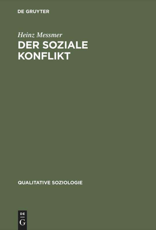 Cover: 9783828202474 | Der soziale Konflikt | Heinz Messmer | Buch | ISSN | Deutsch | 2003