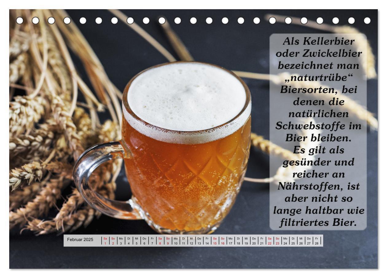 Bild: 9783435035946 | Wissenswertes über Bier (Tischkalender 2025 DIN A5 quer), CALVENDO...