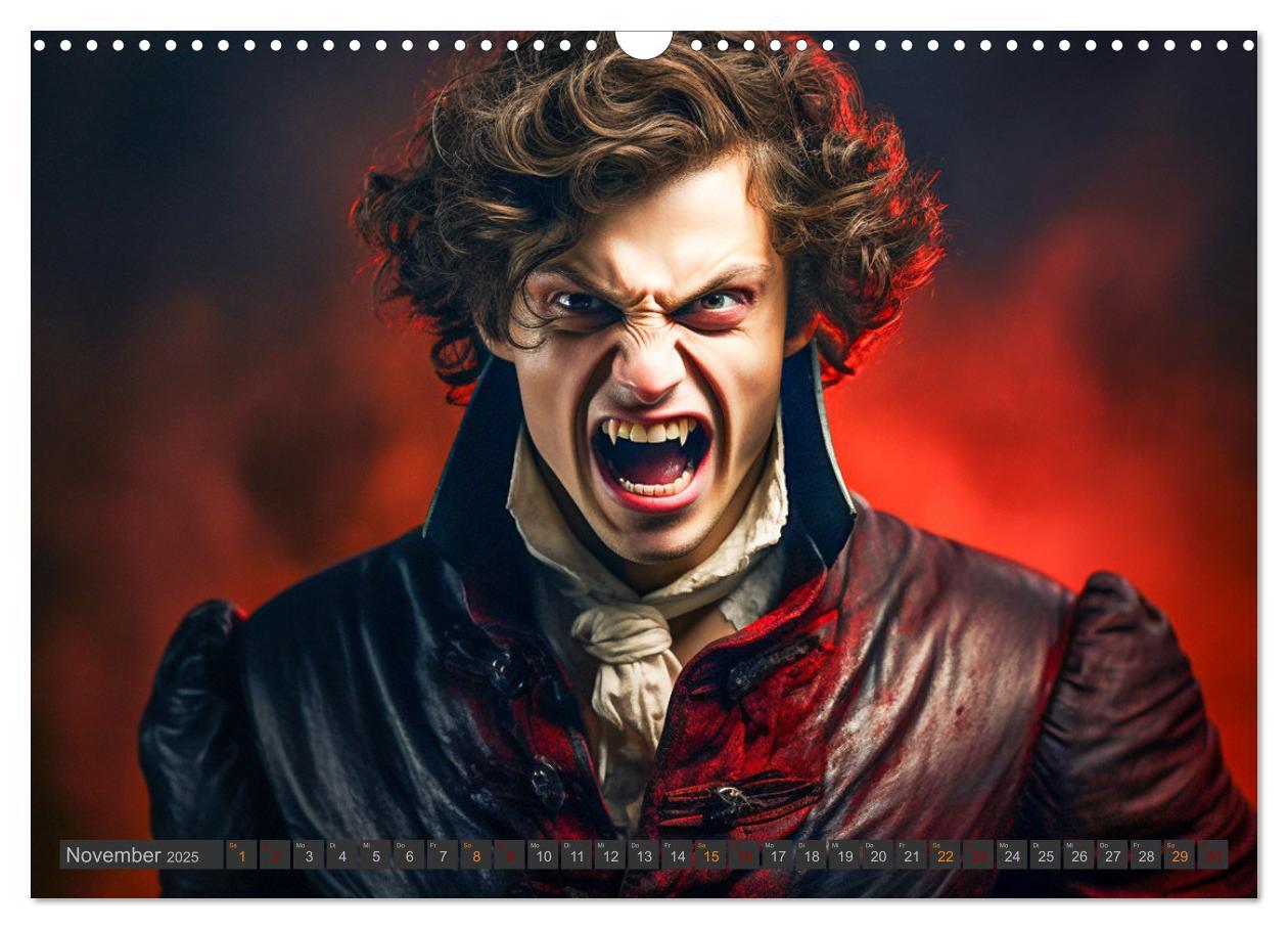 Bild: 9783383884535 | Vampire - Kreaturen der Nacht (Wandkalender 2025 DIN A3 quer),...