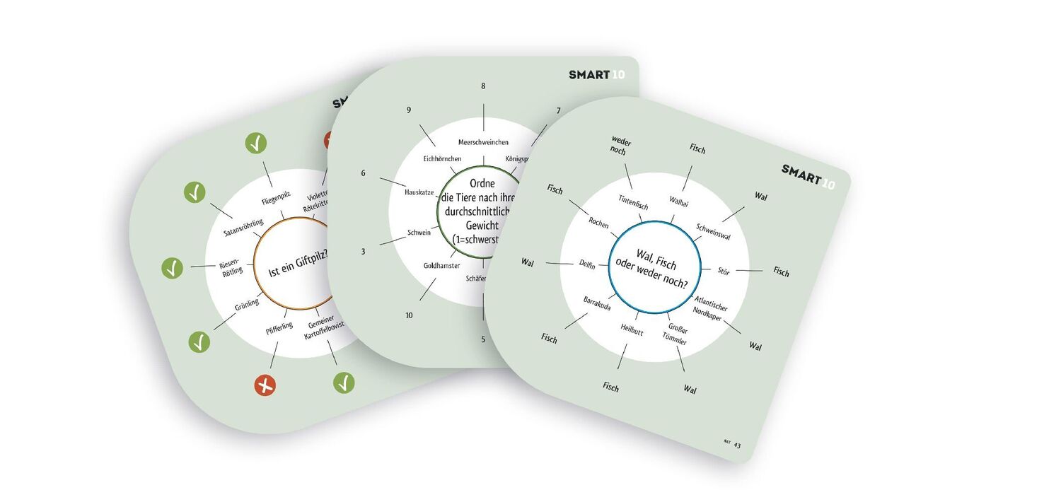 Bild: 9001890724992 | Smart 10 Zusatzfragen - Nature | Spiel | In Spielebox | 7249 | Deutsch