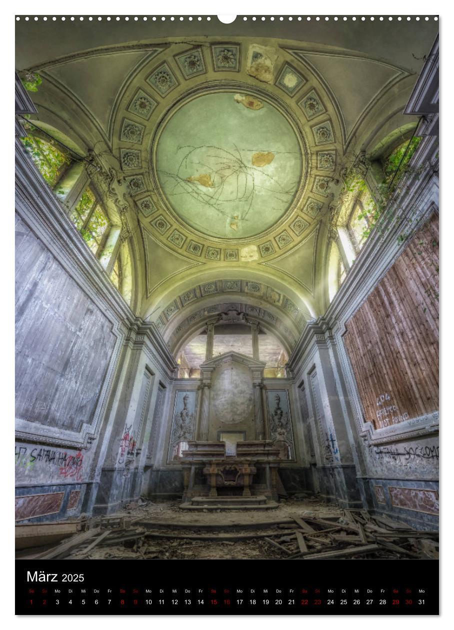 Bild: 9783435986712 | Lost Places - Verlassene Kirchen (Wandkalender 2025 DIN A2 hoch),...