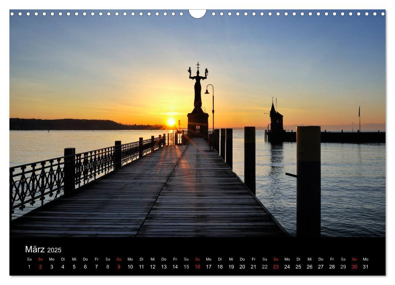 Bild: 9783435783564 | Bodensee - Uferlandschaften im schönsten Licht 2025 (Wandkalender...