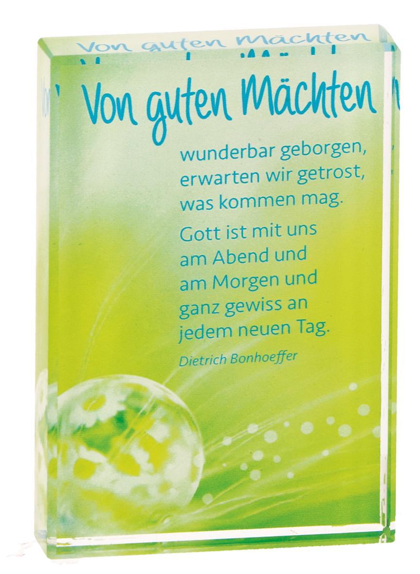 Cover: 4036526734699 | Von guten Mächten | GlasMoment | Stück | farbig bedruckt | Deutsch