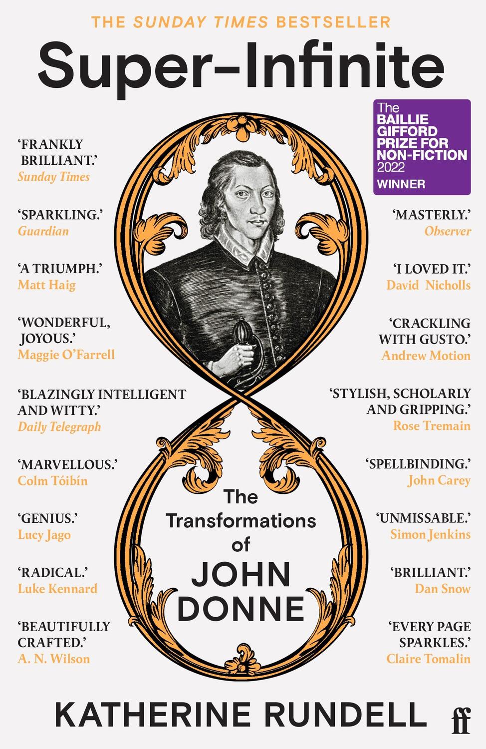 Cover: 9780571345922 | Super-Infinite | The Transformations of John Donne | Katherine Rundell