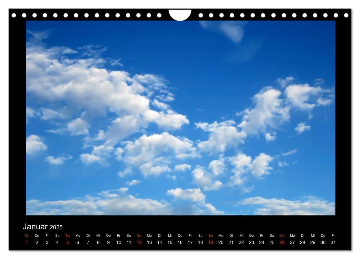 Bild: 9783435832828 | Wolkenbilder (Wandkalender 2025 DIN A4 quer), CALVENDO Monatskalender