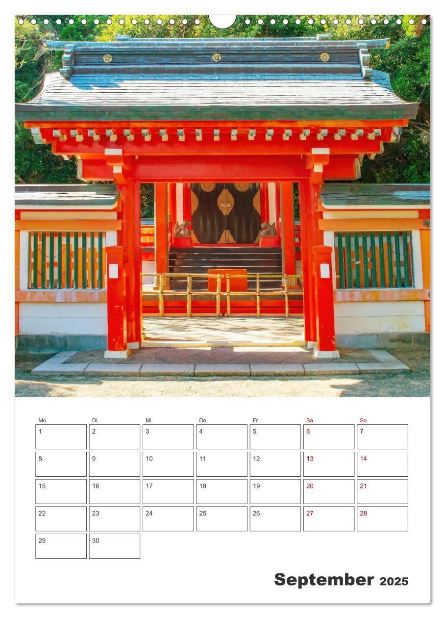 Bild: 9783435696529 | Schreine und Tempel - Heiligtümern in Japan (Wandkalender 2025 DIN...