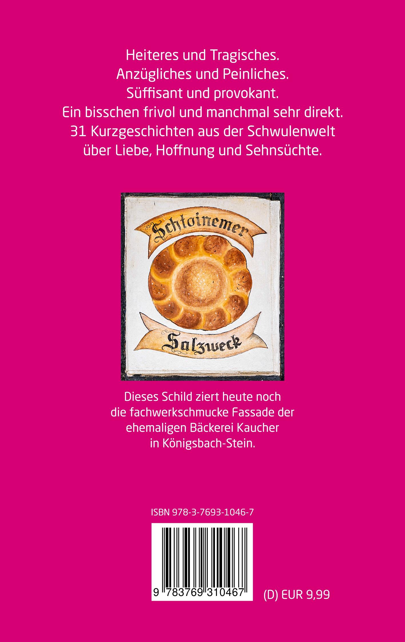 Rückseite: 9783769310467 | Salzweck 2.0 | Schwule Geschichten | Gerd Kaucher | Taschenbuch | 2024