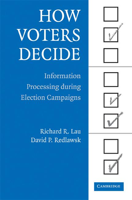 Cover: 9780521613064 | How Voters Decide | Information Processing During Election Campaigns