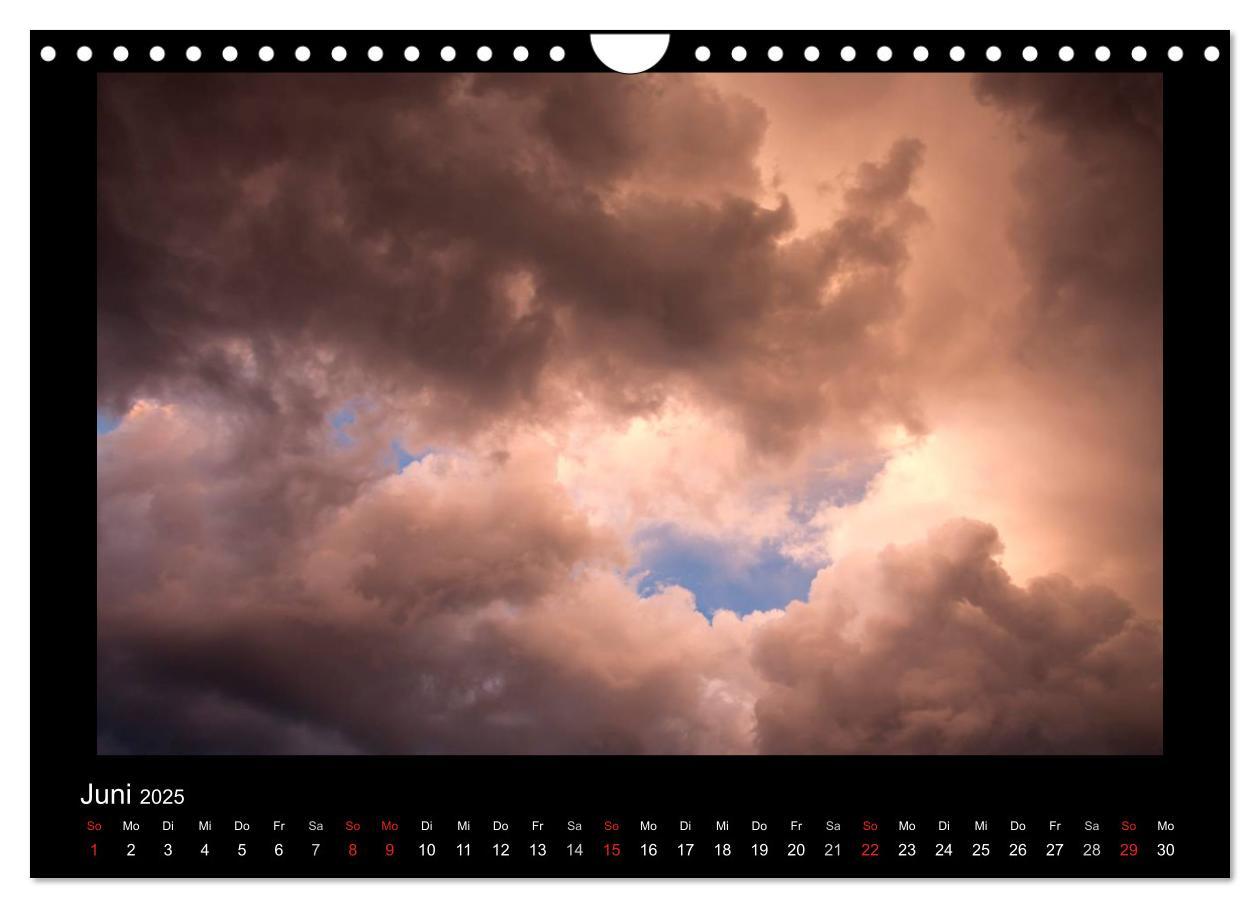 Bild: 9783435832828 | Wolkenbilder (Wandkalender 2025 DIN A4 quer), CALVENDO Monatskalender